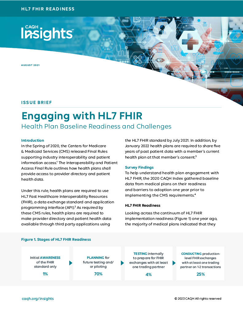 FHIR Issue Brief